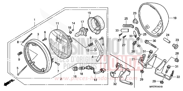 SCHEINWERFER (ED,3ED,F,2F,U) von Shadow Aero DEGITAL SILVER METALLIC (NHA30A) von 2008